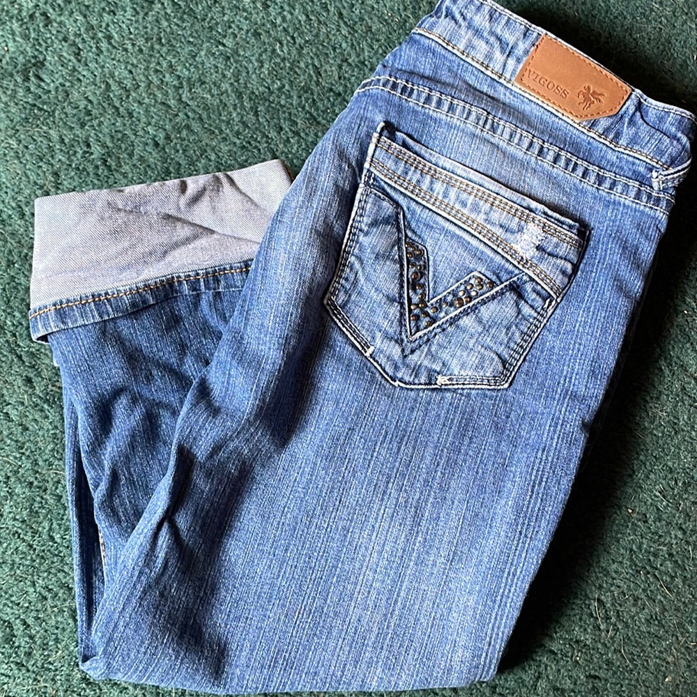 Denim capris